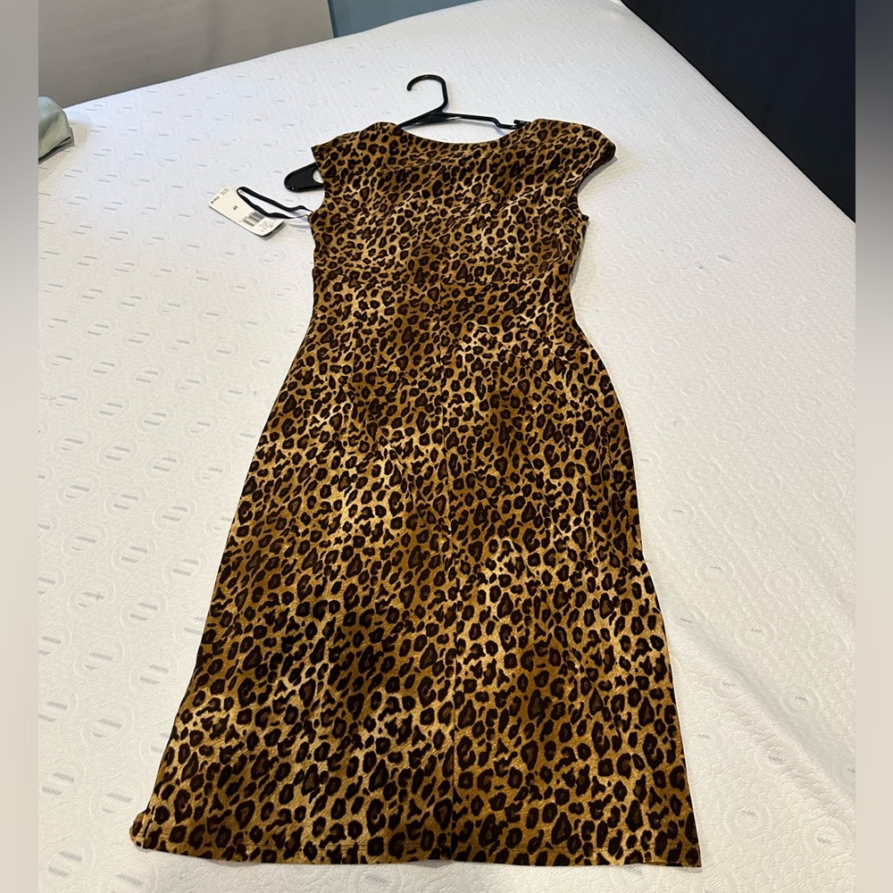 Ralph Lauren leopard dress 4P